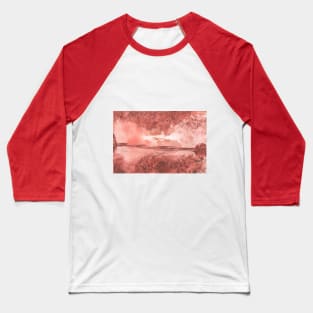 Landscape, nature. Encaustic wax art. Painting drawing Baseball T-Shirt